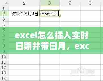 excel怎么插入实时日期并带日月，excel日期怎么添加 