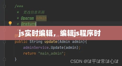 js实时编辑,编辑js程序时