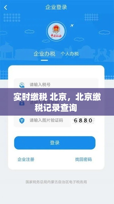 实时缴税 北京,北京缴税记录查询