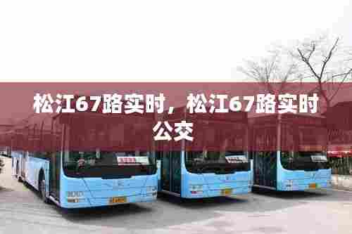 松江67路实时,松江67路实时公交