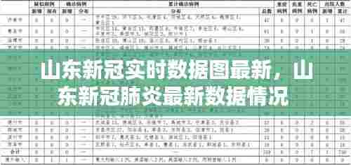山东新冠实时数据图最新,山东新冠肺炎最新数据情况