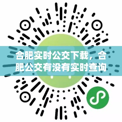 合肥实时公交下载,合肥公交有没有实时查询的小程序