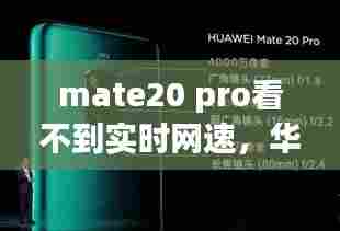 mate20 pro看不到实时网速,华为mate20pro测网速