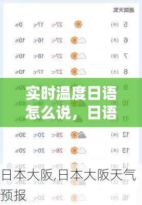 实时温度日语怎么说,日语天气预报温度