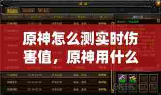 原神怎么测实时伤害值,原神用什么测试伤害