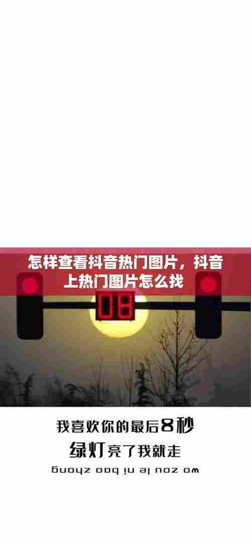 怎样查看抖音热门图片,抖音上热门图片怎么找
