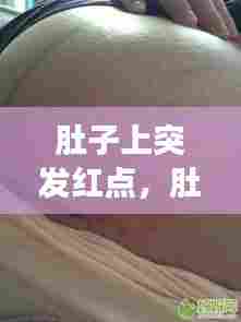 肚子上突发红点,肚子上突然长红点不痒不痛