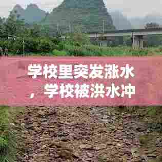 学校里突发涨水，学校被洪水冲垮 