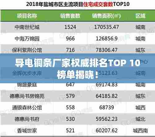 导电铜条厂家权威排名TOP 10榜单揭晓!