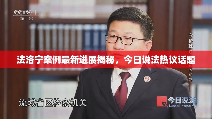 法洛宁案例最新进展揭秘，今日说法热议话题