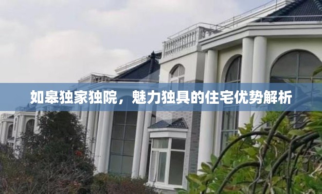 如皋独家独院,魅力独具的住宅优势解析