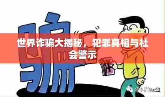 世界诈骗大揭秘,犯罪真相与社会警示