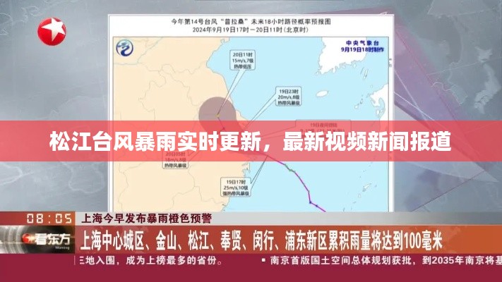 松江台风暴雨实时更新,最新视频新闻报道