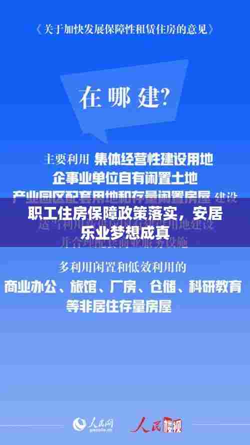 职工住房保障政策落实,安居乐业梦想成真