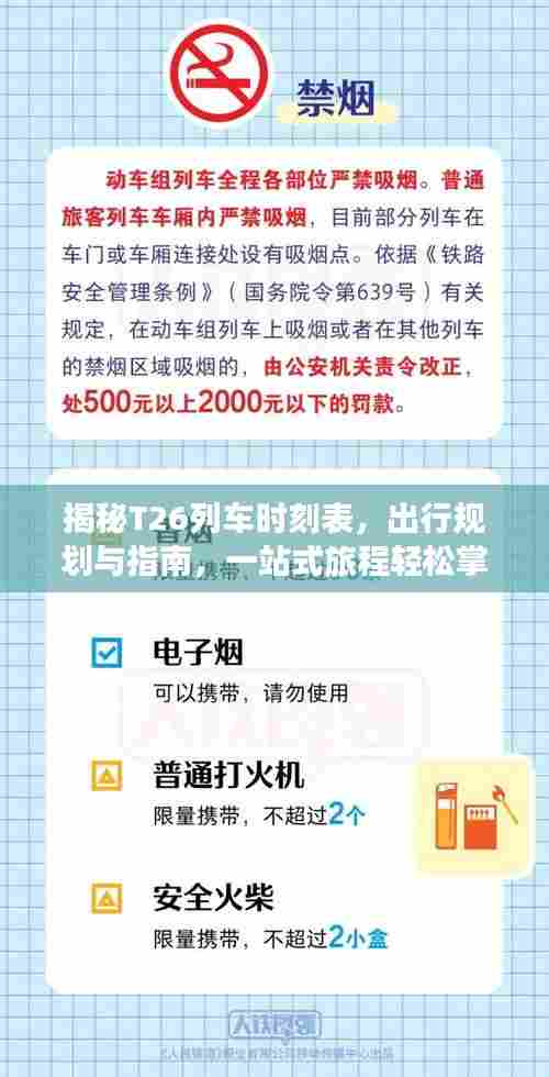 揭秘T26列车时刻表，出行规划与指南，一站式旅程轻松掌握！