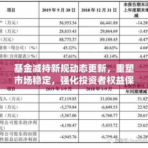 基金减持新规动态更新,重塑市场稳定,强化投资者权益保护