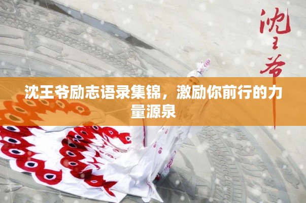 沈王爷励志语录集锦,激励你前行的力量源泉