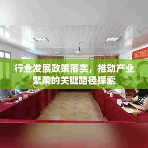行业发展政策落实，推动产业繁荣的关键路径探索