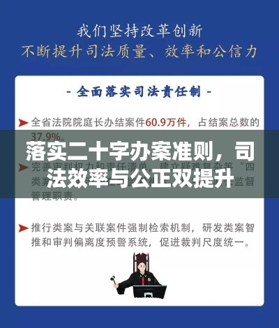 落实二十字办案准则,司法效率与公正双提升
