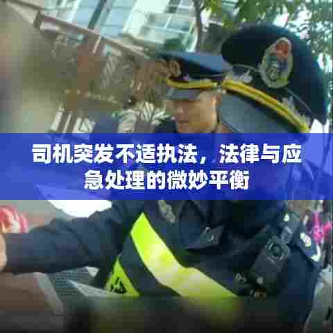 司机突发不适执法,法律与应急处理的微妙平衡