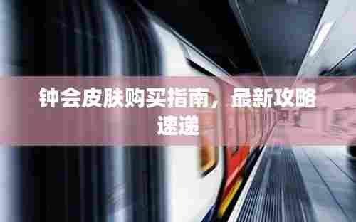 钟会皮肤购买指南,最新攻略速递