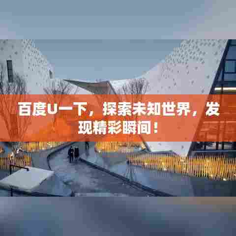 百度U一下,探索未知世界,发现精彩瞬间!