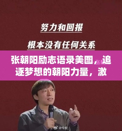 张朝阳励志语录美图,追逐梦想的朝阳力量,激发无限潜能!