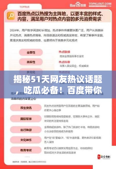揭秘51天网友热议话题,吃瓜必备!百度带你一网打尽最新资讯!