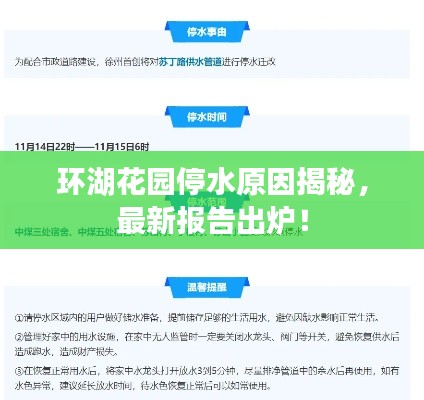 环湖花园停水原因揭秘,最新报告出炉!