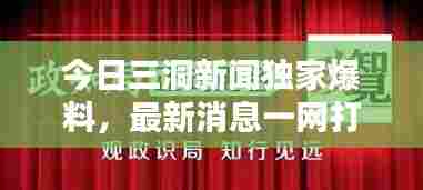 今日三洞新闻独家爆料,最新消息一网打尽!