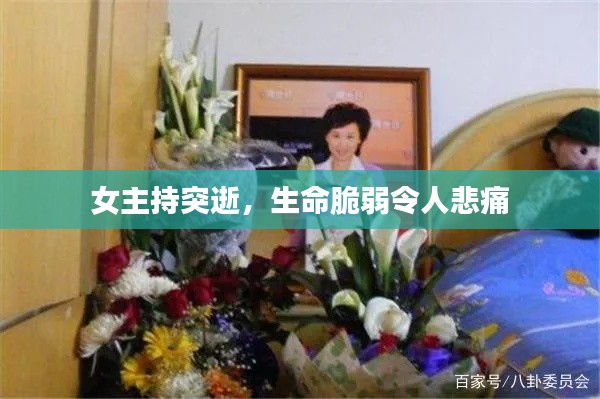 女主持突逝,生命脆弱令人悲痛