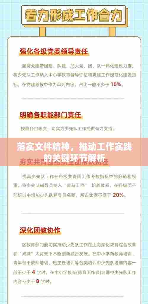 落实文件精神，推动工作实践的关键环节解析
