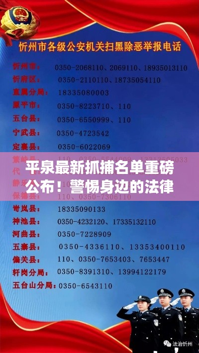 平泉最新抓捕名单重磅公布!警惕身边的法律风险!