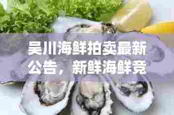 吴川海鲜拍卖最新公告,新鲜海鲜竞拍信息一网打尽!